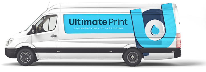 Covering van Ultimate Print — lettrage véhicule professionnel Belgique