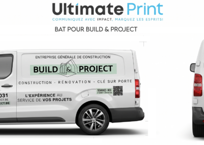 Lettrage camionnette Peugeot Expert — Build & Project