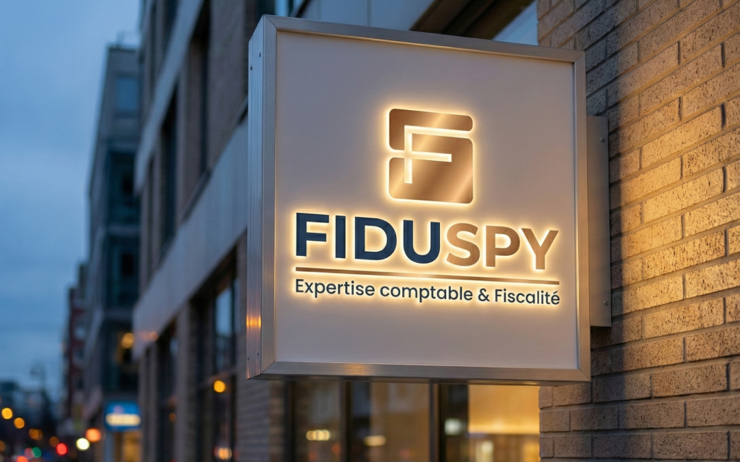 Caisson lumineux rétroéclairé — Fiduspy