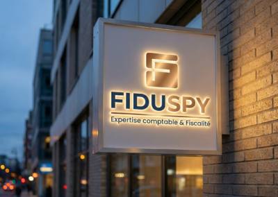 Caisson lumineux rétroéclairé — Fiduspy