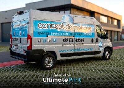 Lettrage Citroën Jumper — Concept Domotique