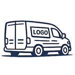 Pack Pro - Lettrage publicitaire complet 2 côtés et arrière camionnette PME 650-1350€ HTVA - Ultimate Print Charleroi