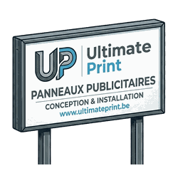 Icône Panneaux Publicitaires - Alu Dibond, Forex, Plexiglass, PVC - Ultimate Print Charleroi